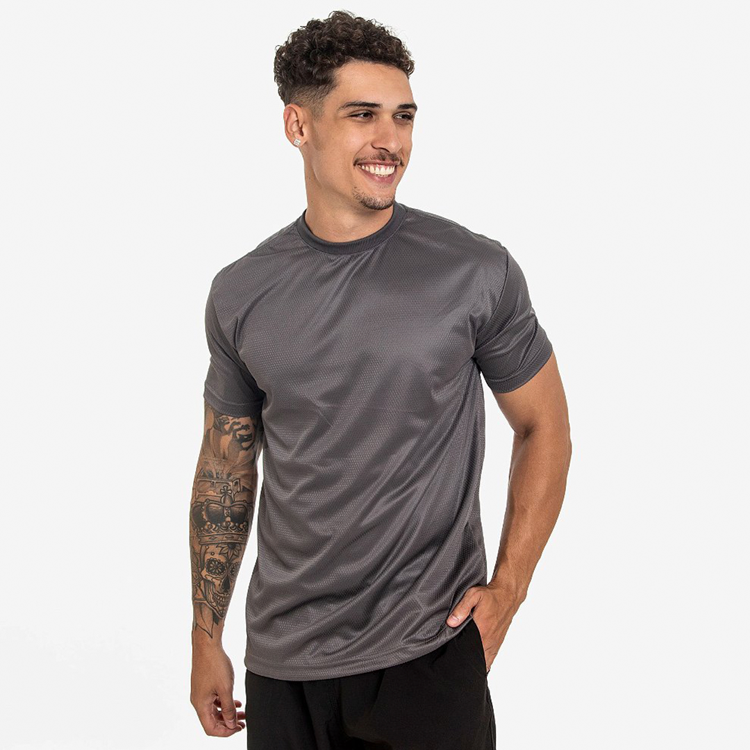 Camiseta Dri-FIT Gris Carbón - Performance Pro