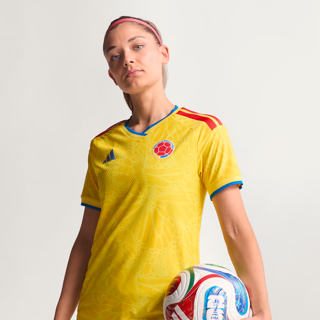 Camiseta Oficial Colombia Mundial 2026 - Mujer