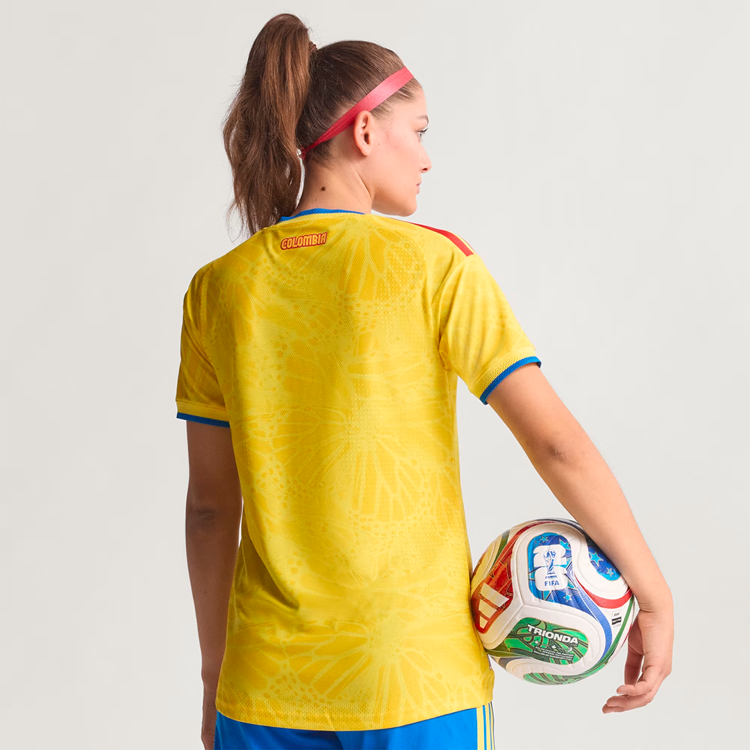 Camiseta Oficial Colombia Mundial 2026 - Mujer